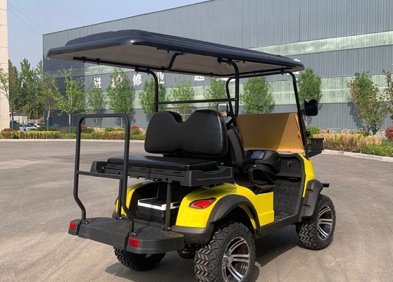 Mini elektrisch voertuig 2 zitplaatsen opgeheven buggy golfkarretjes loodzuur lithiumbatterij aangedreven