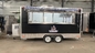 Multifunktioneel vierkant voedseltrailer Hot Dog Sandwich Pizza Food Cart Trailer