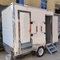Luxe draagbare toilet badkamer mobiele toilet trailer voor strand bruiloft diverse scenario's
