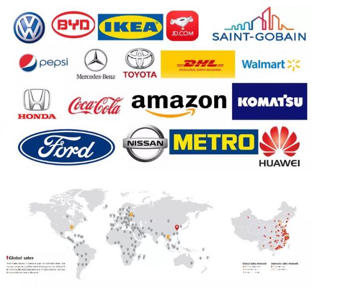 Hoog efficiënte elektrische palletstapler 1,5 t draagkracht 16