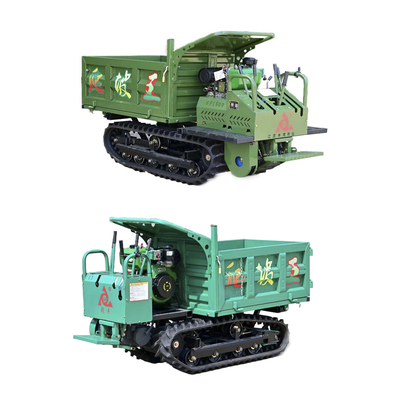 1 ton nuttige ladingen lichtgewicht mini-crawler dumper voor het transport van mijnbouw