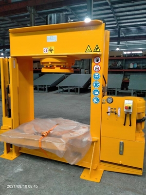 Hoog efficiënte 120 ton vorklift bandenpers machine TP120 voor het demontagen van vaste banden verkrijgbaar in de verkoop