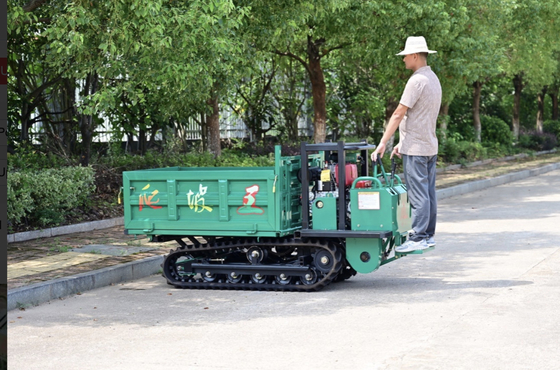 Vervaardigde 1 ton Crawler Dumper Rubber Truck gebruikt voor Palm Oil Crawler Dumper
