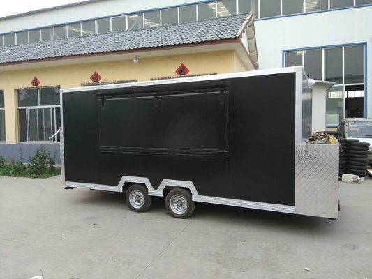 Goedkope Outdoor Mobile Kitchen Hot Dog Cart Halal Pizza Food Truck Mobiele BBQ Food Trailer Volledig uitgerust