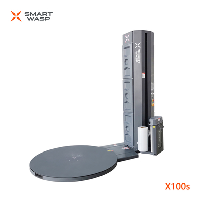 Automatische draaitafel, rek- en palletverpakkingsmachine