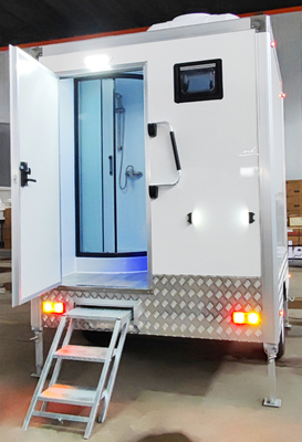 Luxe aanpasbare mobiele toilet doucheTrailer/Porta Potty te huur voor bruiloften, festivals, buiten, reizen