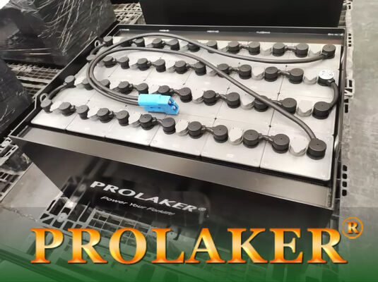 Batterij van de lood de Zure 500AH 48v Tractie voor Heli Forklift 1500 Keer