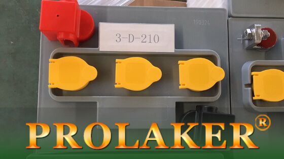 6 volt 210Ah 3-D-210 van de de Tractiebatterij van de Lood de Zure Vorkheftruck Diepe Cyclus voor Golfkar