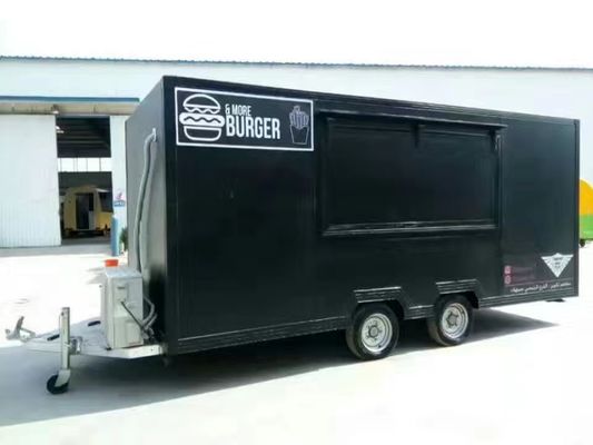 Mobiel  Food Truck Trailer met snackmachine en apparatuur