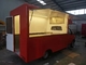 Gepersonaliseerde mobiele keuken trailer pizza cake ontbijt wagen beweegbaar voedsel karretje