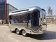 Airstream Food Trailer roestvrij staal Fast Food Truck Cart verkrijgbaar