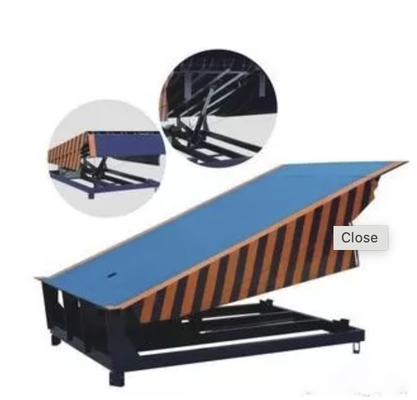 Efficiënte en stabiele hydraulische dock leveler,DCQY6-0.5 6000kg Lengte 7m CE goedgekeurd