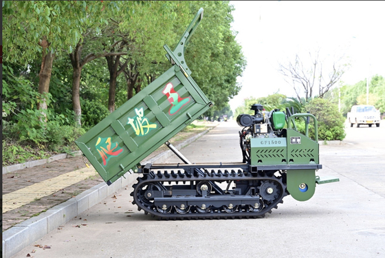 GF1500C Mini Loading Crawler Tracked Vehicle Crawler Dumper voor vervoer
