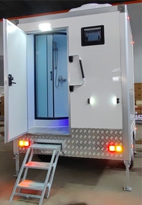 Australië standaard luxe eenpersoonstoilet witte concession trailer met douche kamer