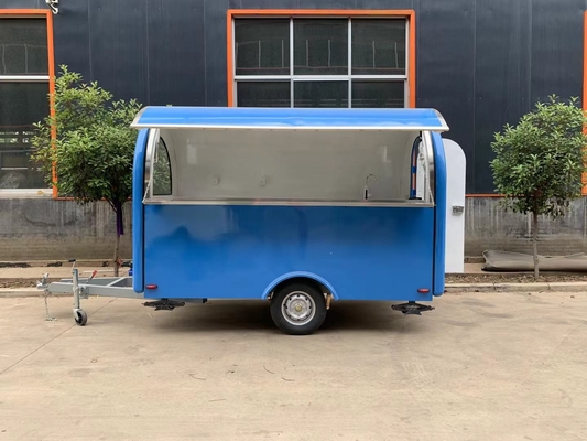 Goedkope wegbare 2024 food trailers mobiele food trailers Customized Snack business stand