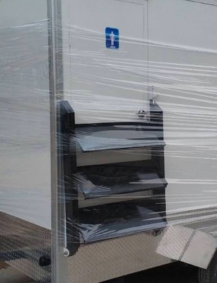Draagbare mobiele wc-trailer betaalbaar Outdoor Concessional Public Toilet Trailer Badkamer