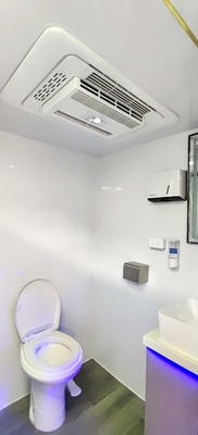 Vervaardigers van mobiele toilettrailers Luxe draagbare toiletten 2 toiletten Op maat gemaakte toilettrailer