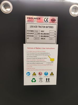 Hoogwaardige oplaadbare loodzuur tractiebatterij 48v 5PZS625