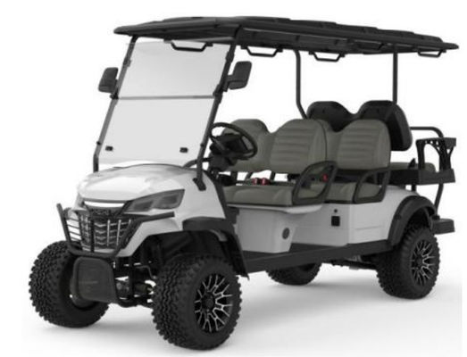 Comfortabele draagbare golfkar met geïmporteerde elektrische regelaar en terreinbanden
