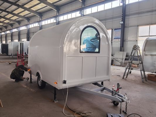 Multifunctieve mobiele buitenvoedseltrailer voor straatbarbecue of fastfood