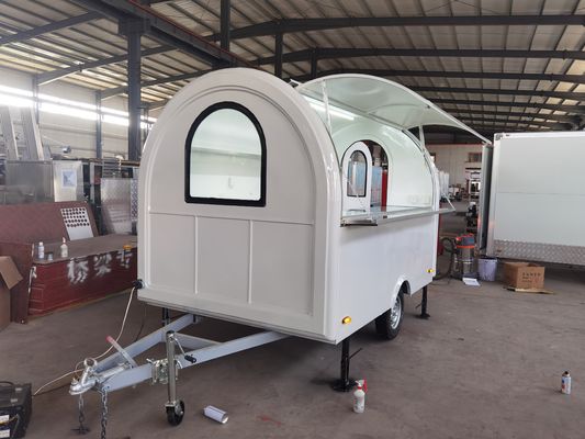 Multifunctieve mobiele buitenvoedseltrailer voor straatbarbecue of fastfood