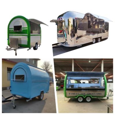 Laker Draagbare Utility Fiets Mobiele Food Trailer Voor Chips Business