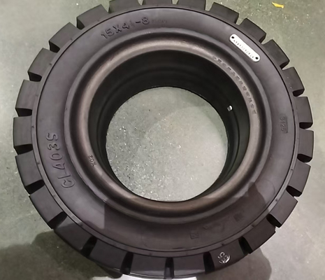 125/75-8 Massieve Vorkheftruckbanden Rubber Zwart CL403S