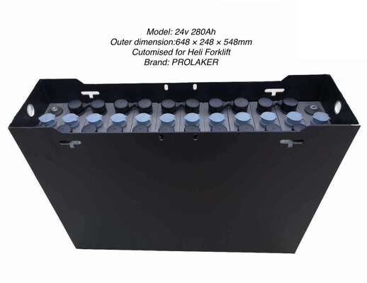 Onderhoudsarme 24V 280Ah loodzuur-vrachtwagenbatterij voor Heli CBD25L-J2