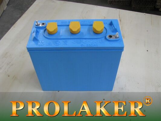 De Batterij van de hoge Prestaties210ah 6V Tractie, de Batterij de V.S. Standaard3dg-210 van de Golfkar