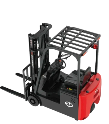 Compact 1,5 ton 3 wielen elektrisch tegenwicht vorklift laag plafond vrachtlift Gebruik ingebouwde lithium-ion lader mogelijkheid opladen vorklift