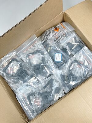 EC320A Mannelijk Vrouwelijk Vorkliftbatterijconnector REMA-stijl Zuurbestendige industriële aansluiting voor het opladen van elektriciteit voor elektrische vorkliftpallettrucks