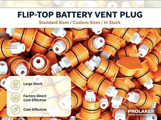 Fabriek Groothandel Hoogwaardig Flip Top Vent Cap met vlambestendige dichtdichte herbruikbare ontwerp voor vorkliftbatterijen