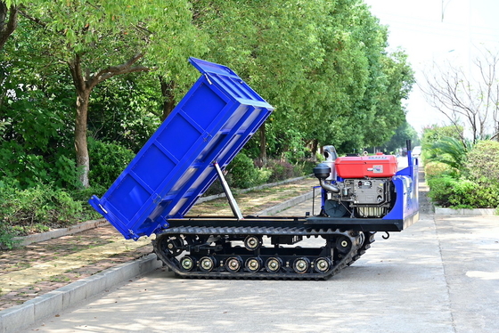 Landbouwmachines 3,5 ton kruipende trucks lichtgewicht hydraulische dumpende dieselmotoren