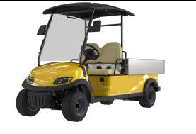 520 kg laadvermogen elektrische platformtruck met 2 zitplaatsen