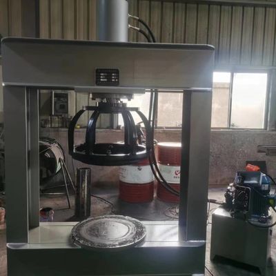 Hoogwaardige TP120-E vorkheftruckbandenpersmachine voor massieve banden met velgen tot 15 inch