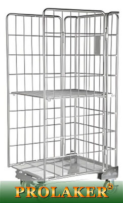 Q235 Staal magazijn rolkooien Logistiek trolleys