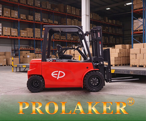 Zware elektrische vorkheftruck van 5 ton met 80V lithiumbatterij voor industriële materiaalbehandeling