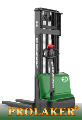 EP DS3 Walkie elektrische stapelaar, 1500 kg, compacte palletstapelaar voor smalle gangen met ingebouwde oplader