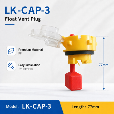 Duurzame PP LK-CAP-3 batterijontluchtingsplug voor loodzuuraccu van vorkheftrucks