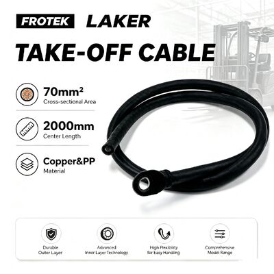 70/2000 Batterijontvangkabel voor heftrucks met hoge flexibiliteit en corrosiebestendigheid